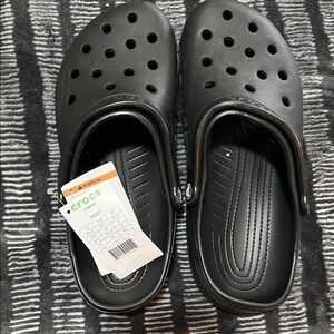 CROCS Classic Black Slip-On Clogs
